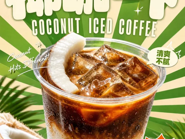 Retro Beverage Advertisement Poster preview image 1
