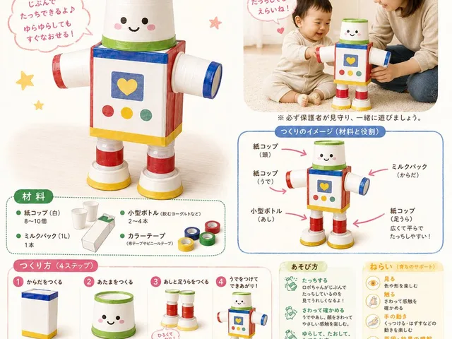 DIY Baby Robot Toy Concept Sheet preview image 1