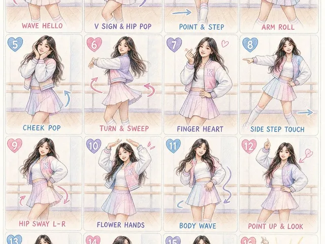 K-pop Dance Choreography Infographic preview image 1