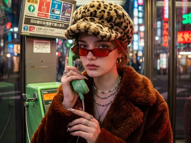 Ultra-Realistic Cyber-Fashion Portrait preview image 1