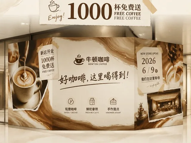 Newton Coffee Opening Poster preview image 1