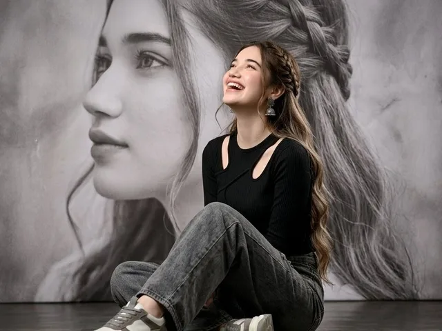 Braided Hair Studio Fashion Portrait preview image 1