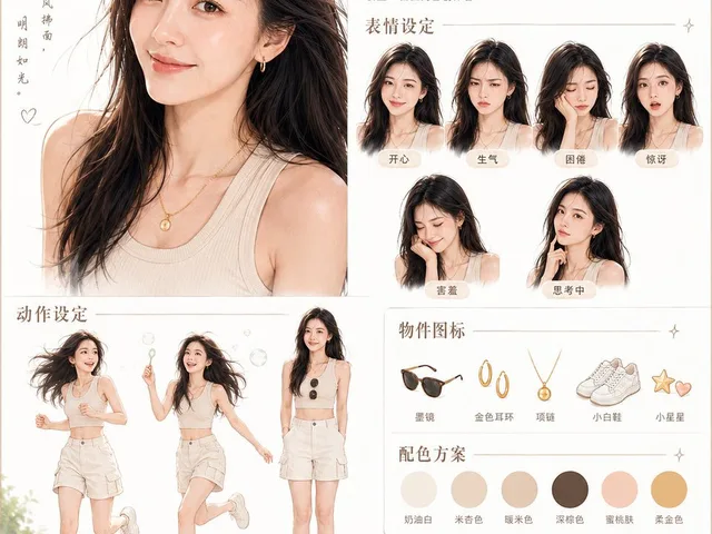 Warm Chinese Character Design Poster preview image 1