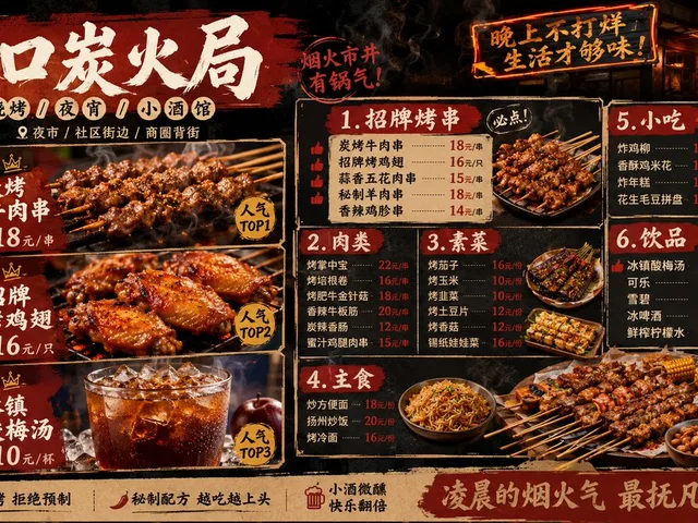 Professional Restaurant Menu Design preview image 1