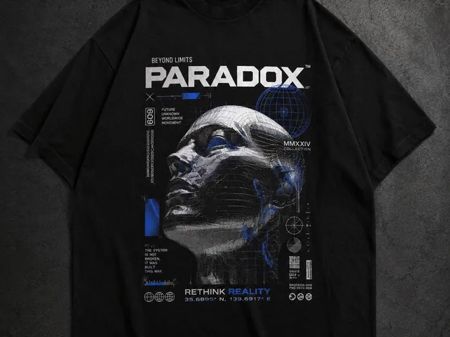 现代街头服饰和奢华 T 恤设计 preview image 1