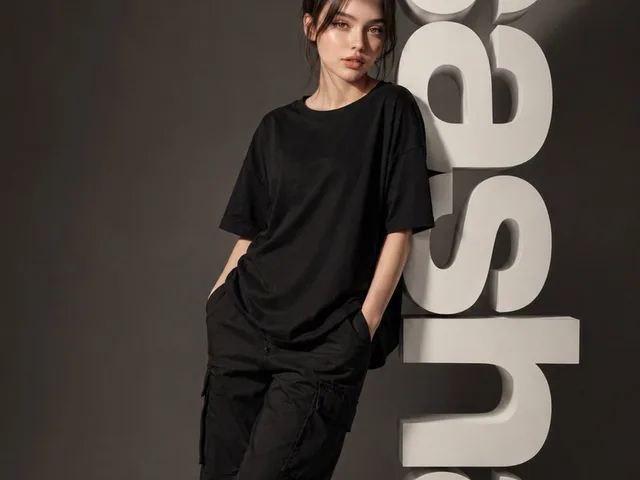 3D Block Letter Fashion Portrait preview image 1