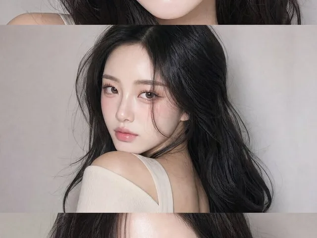 脸部一致的美女肖像拼贴 preview image 1