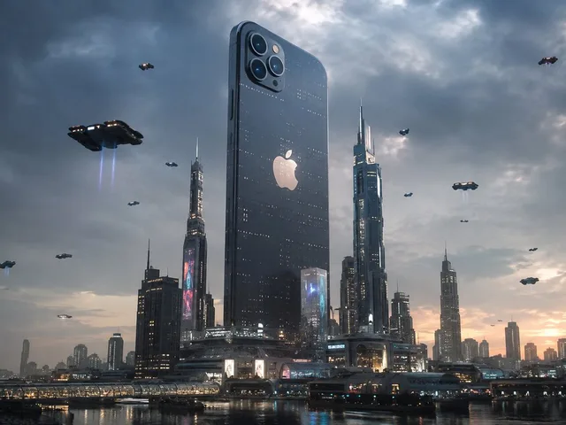 Futuristic Tech Skyscraper City preview image 1