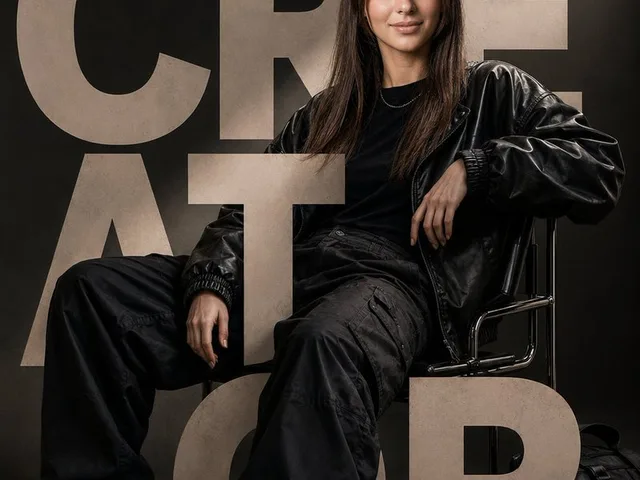 Luxury Streetwear Editorial Poster preview image 1