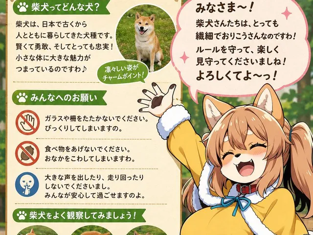 柴犬动物园角海报 preview image 1