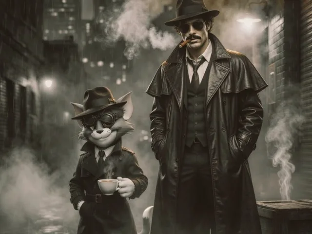 Noir Detective Film Masterpiece preview image 1