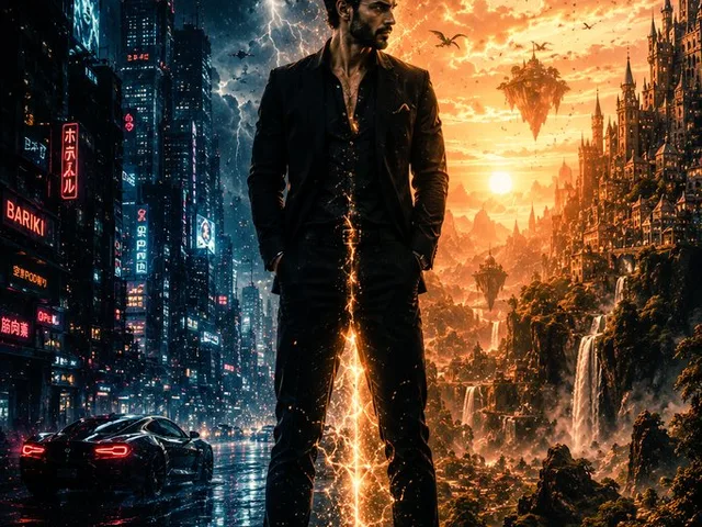 Epic Sci-Fi Parallel Worlds Artwork preview image 1