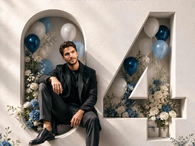 Luxury 3D Birthday Poster preview image 1