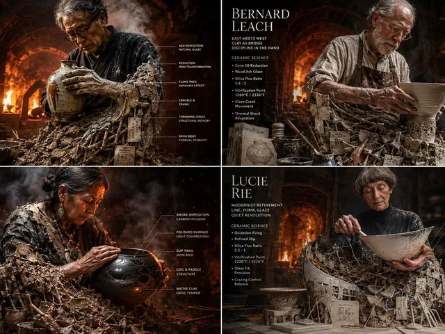 Master Potter Ceramic Infographic Grid preview image 1