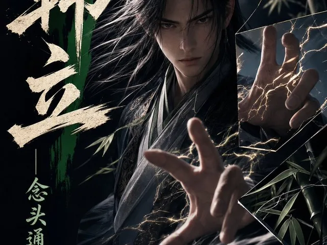 Dark Xianxia Shattered Glass Poster preview image 1