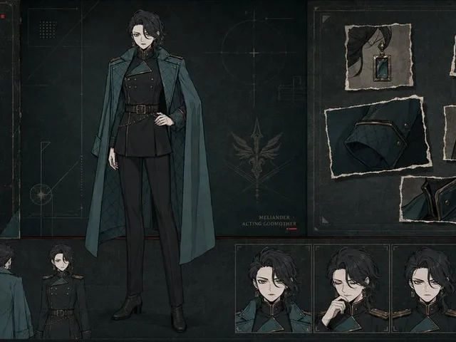 Dark TRPG Antagonist Character Sheet preview image 1