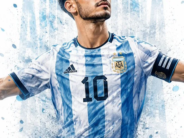Photorealistic Footballer Celebration Illustration preview image 1