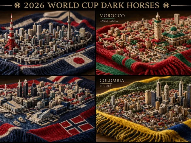 Knitted Skyline Scarf Macro preview image 1