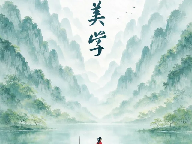 Minimalist Chinese Ink Wash Mist Painting preview image 1