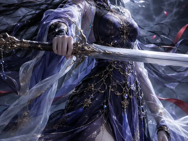 Oriental Fantasy Heroine 3D Poster preview image 1