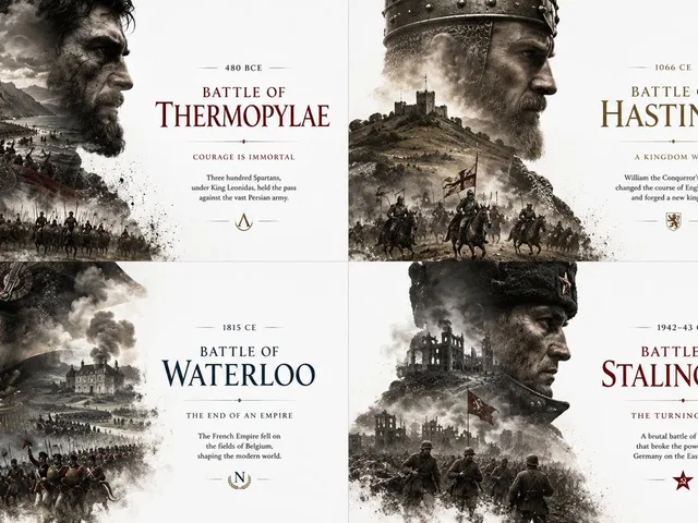 Historical Editorial Battle Poster preview image 1