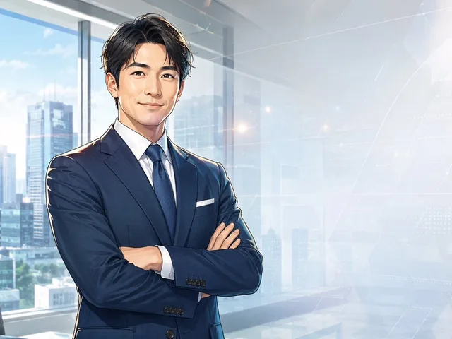 Censored Anime Businessman Portrait preview image 1