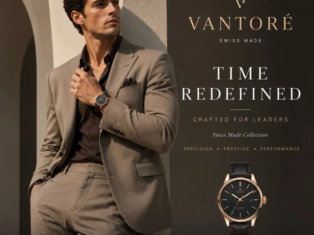 Luxury VANTORÉ Watch Advertisement preview image 1