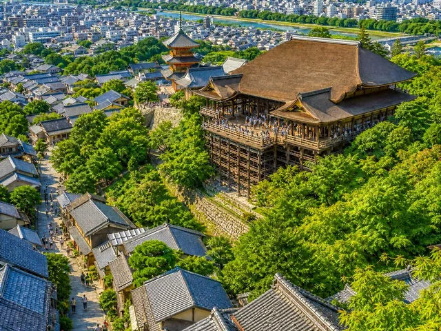 Summer Kyoto Temple Overlook preview image 1