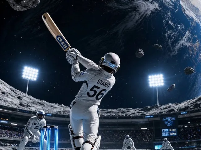 Futuristic Space Cricket Match preview image 1