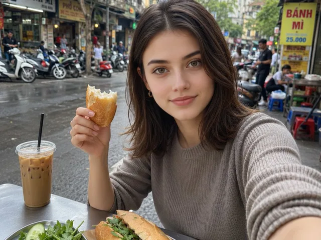 Vietnam Street Food Selfie preview image 1