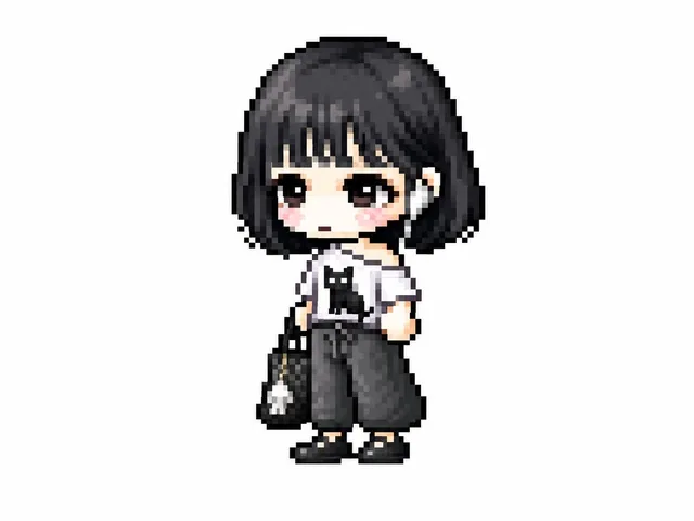 Censored Chibi Pixel Girl preview image 1