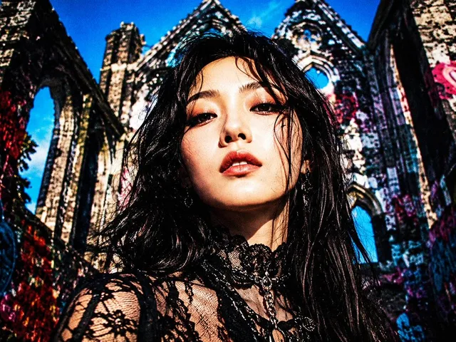 Censored Goth Portrait in Graffiti Ruins preview image 1