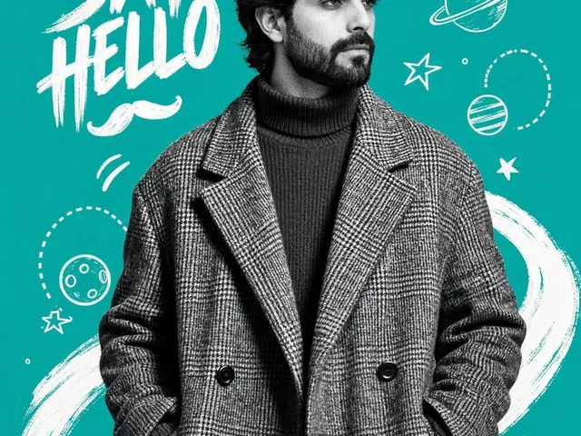 Teal Fashion Collage Poster preview image 1