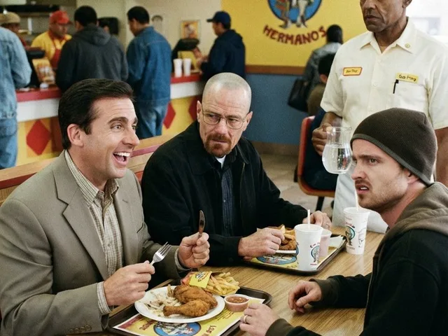 Candid Los Pollos Hermanos Booth Scene preview image 1
