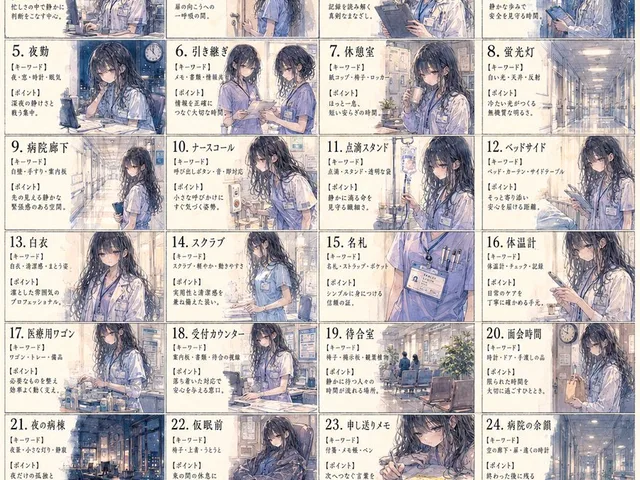 Nurse Hospital Vocabulary Poster preview image 1