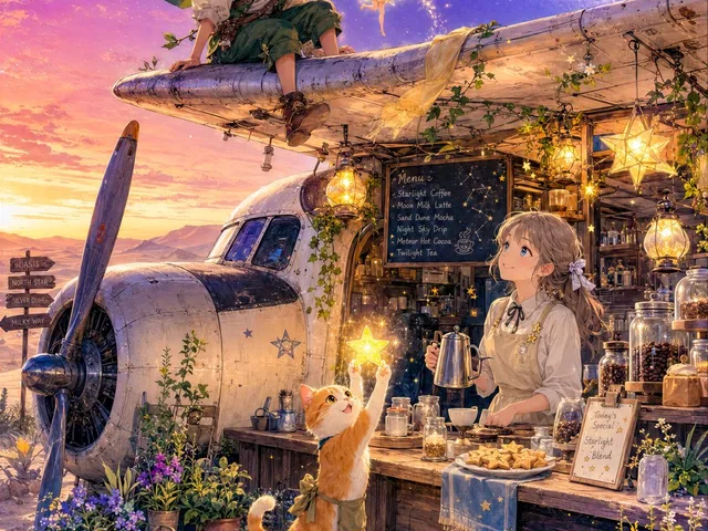 Star Cafe on a Crashed Airplane preview image 1
