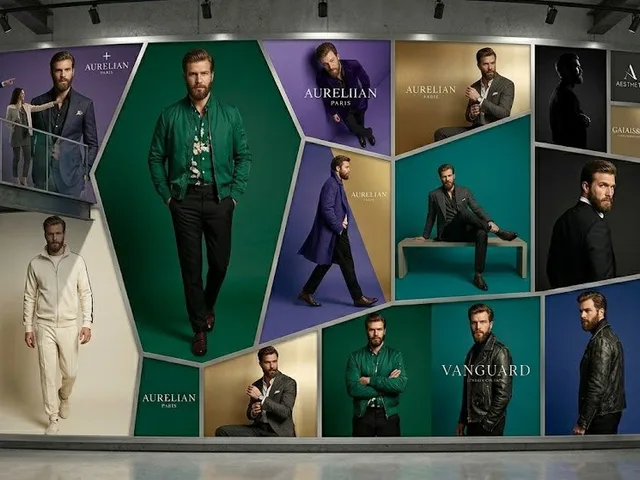 Luxury Menswear Gallery Collage preview image 1