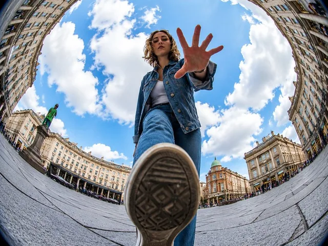 Ultra-Realistic Fisheye Urban Photography preview image 1