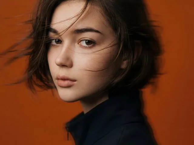 Cinematic Editorial Portrait with Motion Blur preview image 1