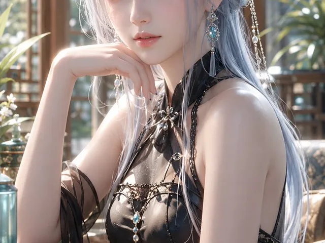 3D CG Oriental Fantasy Character Portrait preview image 1