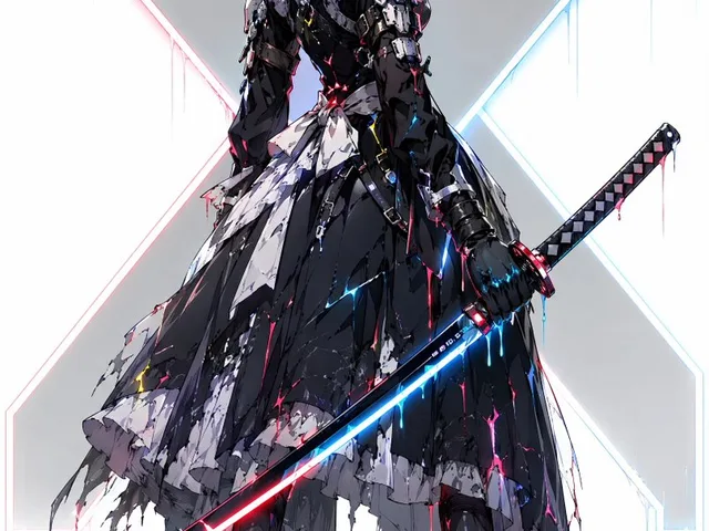 Cyber Demon Maid Katana preview image 1