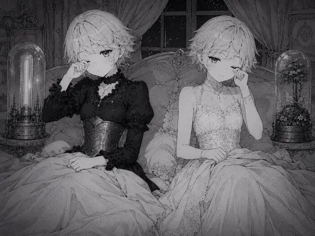 哥特式双卧室漫画 preview image 1