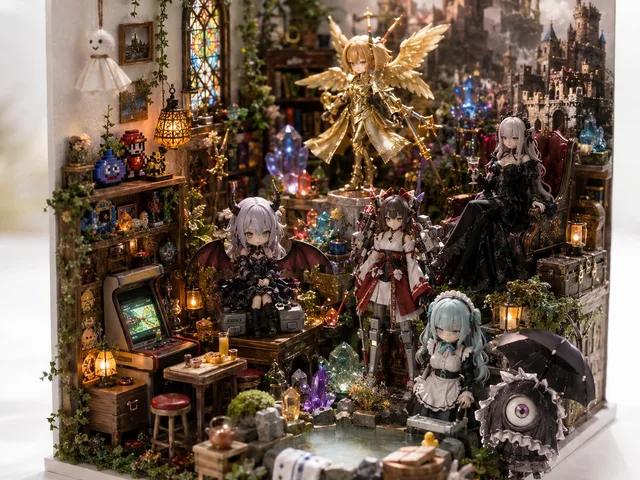Gothic Fantasy Diorama Room preview image 1