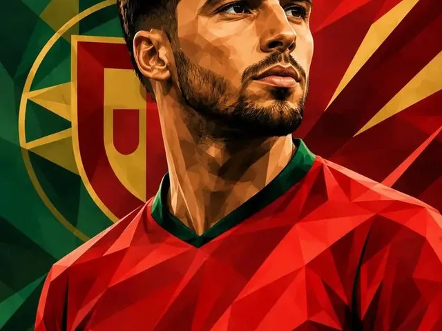 Low Poly Football Player Illustration preview image 1