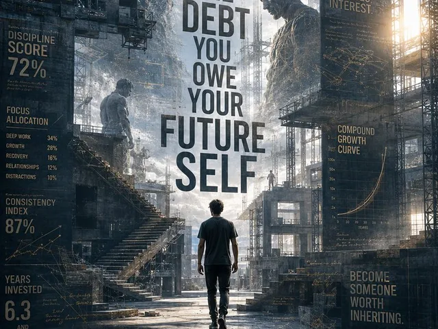 Cinematic Future Self Motivational Poster preview image 1