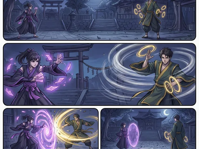Moonlit Shrine Sorcerer Duel Comic preview image 1