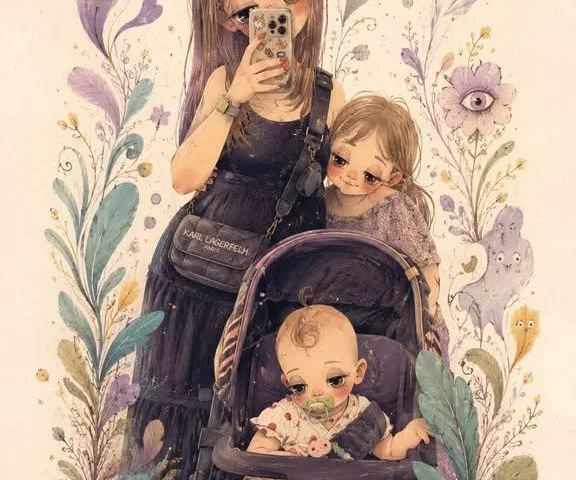 Surreal Pastel Gouache Illustration preview image 1