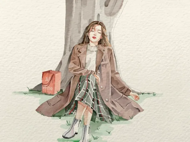 Minimalist Watercolor Anime Portrait Prompt - 1 preview image 1