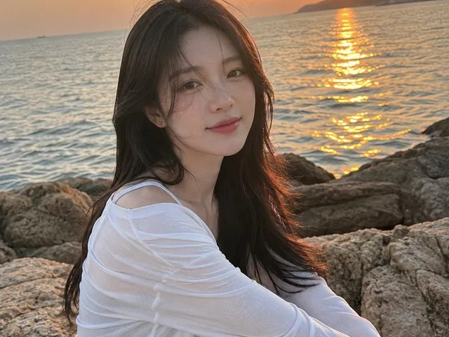 Seaside Sunset Portrait - 1 preview image 1