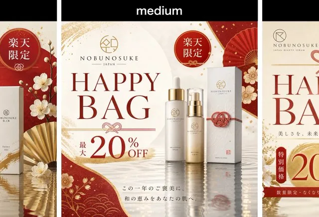 Rakuten Happy Bag Banner Comparison preview image 1